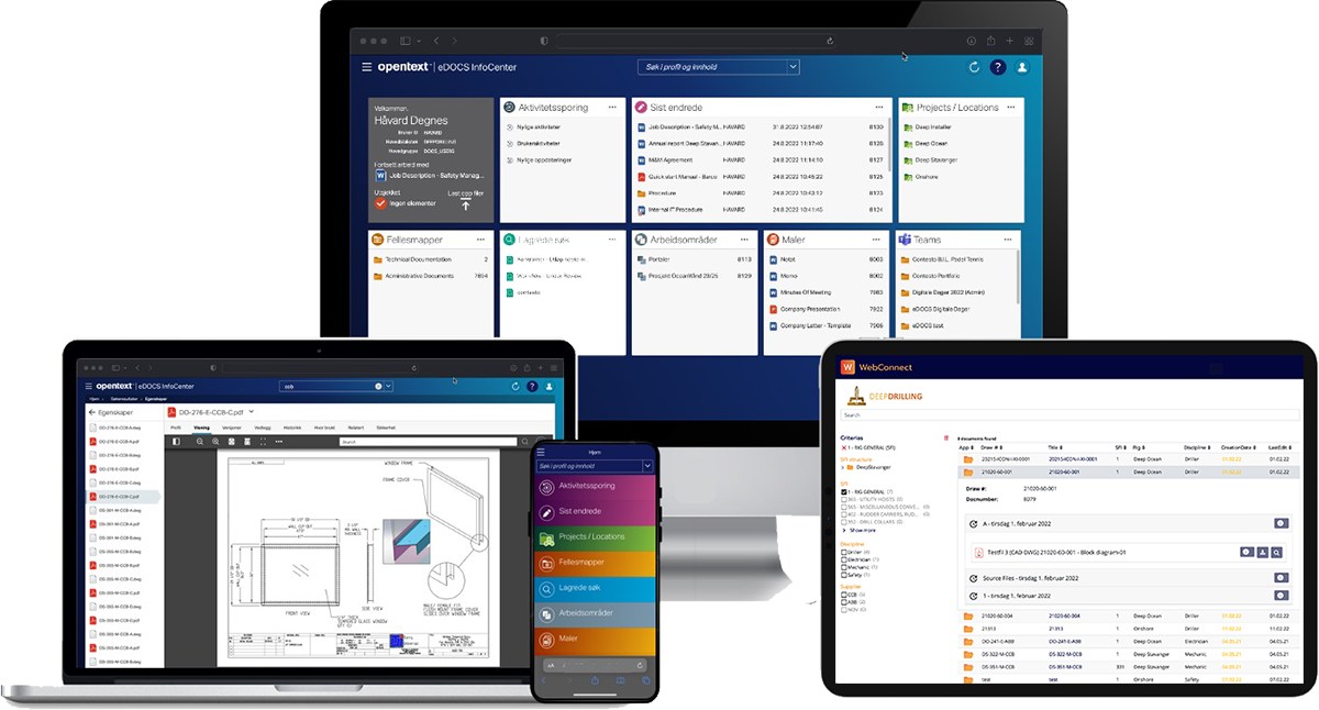 eDOCS Infocenter Tech - teknisk og administrativ dokumenthåndtering